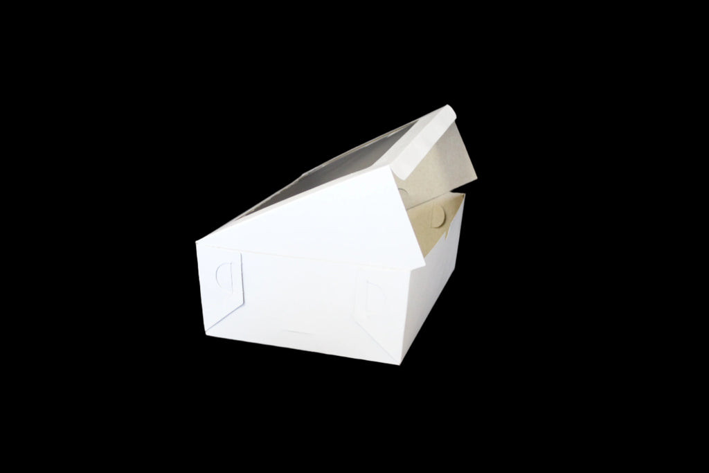 BOXES - 6 CUP CAKE  WHITE WINDOW (EACH)