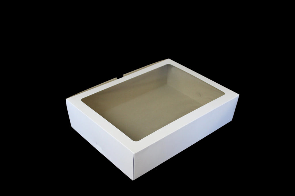 BOXES - 12 CUP CAKE WHITE WINDOW (EACH)