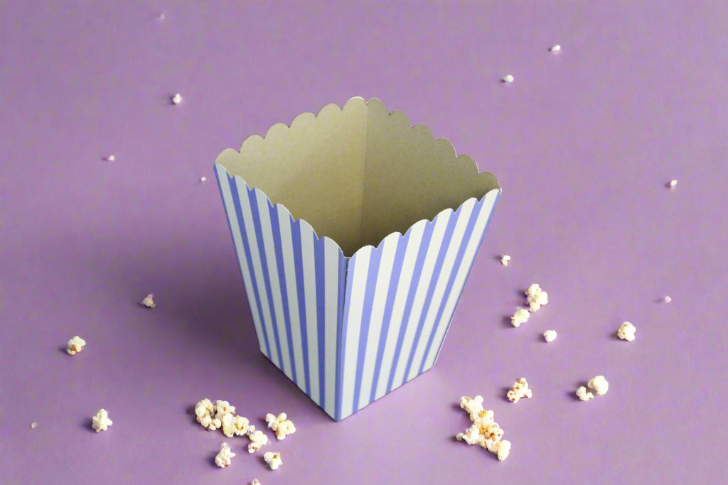 BOXES - POPCORN STRIPE PURPLE SMALL(EACH)
