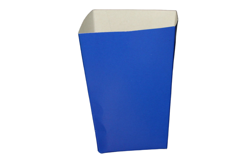BOXES - POPCORN SOLID DARK BLUE SMALL(EACH)(CLAY)