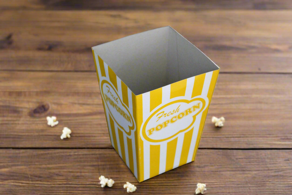 BOXES - POPCORN FRESH YELLOW SMALL(EACH)