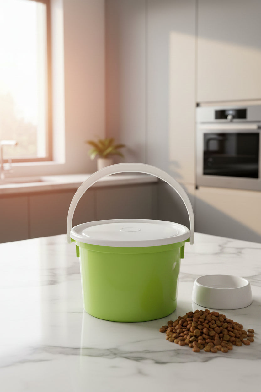 1 L BUCKET HANDLE + LID GREEN (EACH)