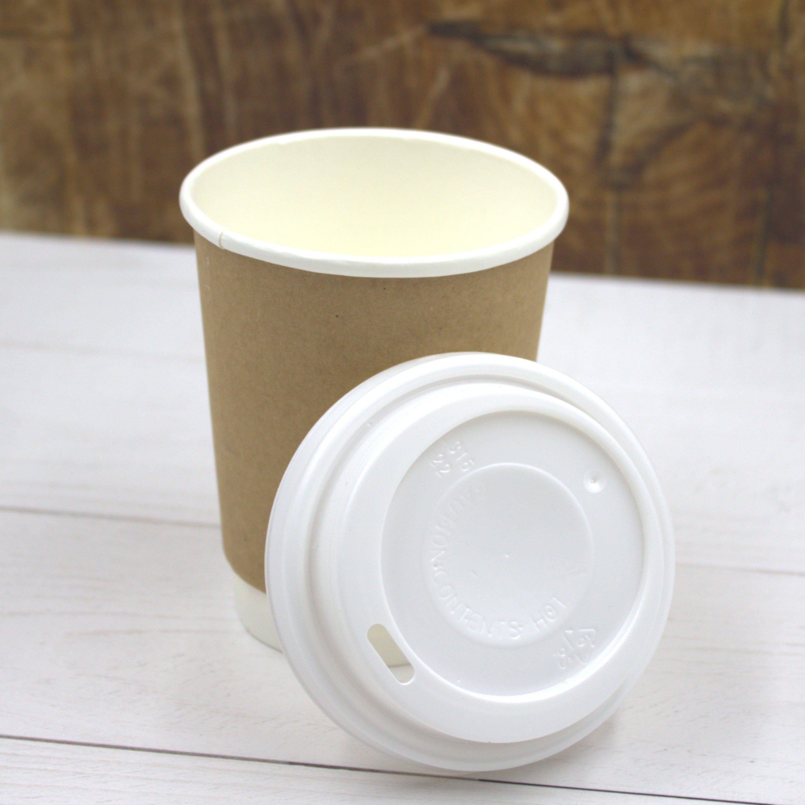 Black / White 80mm Sippy Lid for 250ml Cups | Spill-Resistant (Lids Only)