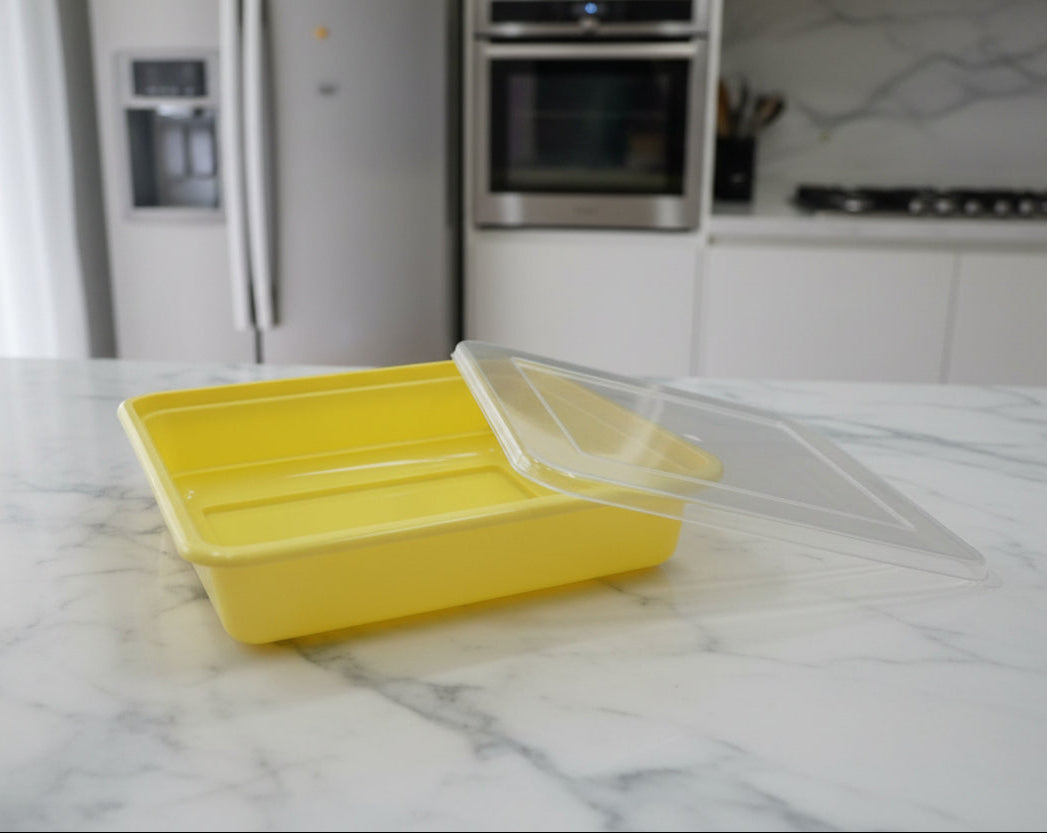 2L PUNNET + LID PASTEL YELLOW (EACH)