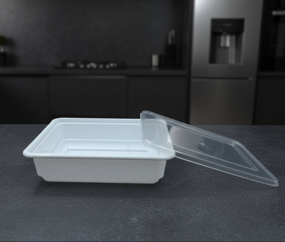 2L PUNNET + LID PASTEL WHITE (EACH)