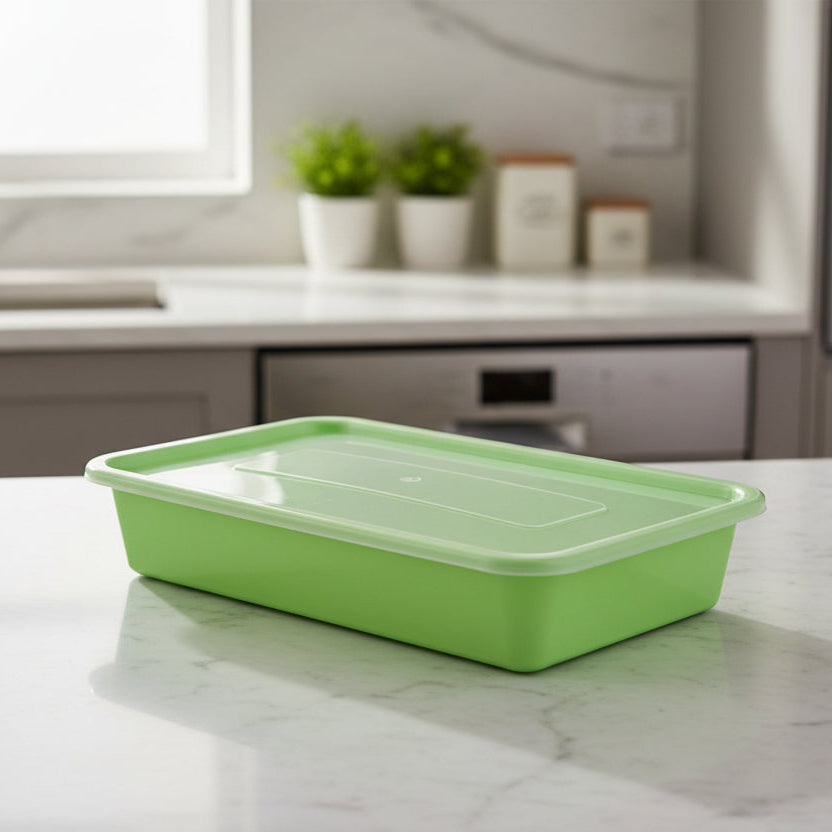 3L PUNNET + LID PASTEL GREEN (EACH)