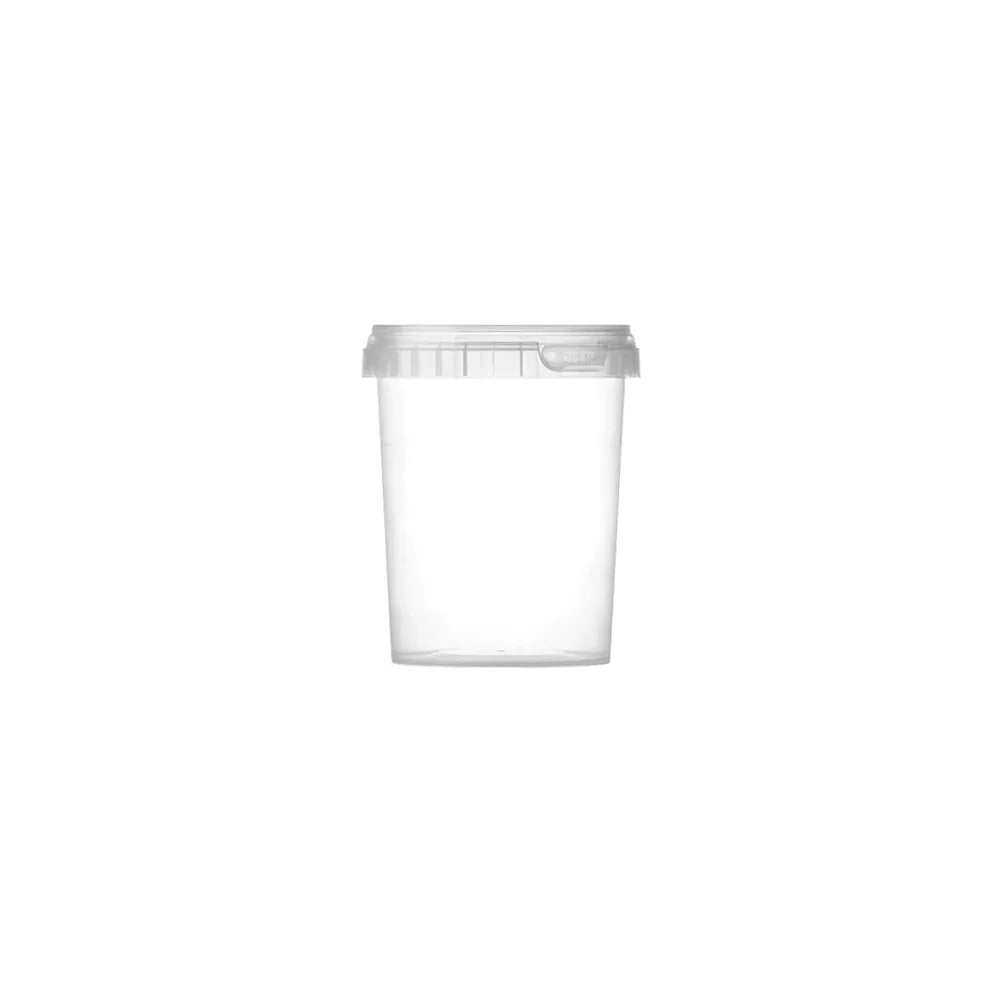 Tamper Evident 1L(1000ml) Round Container with Lid(each)