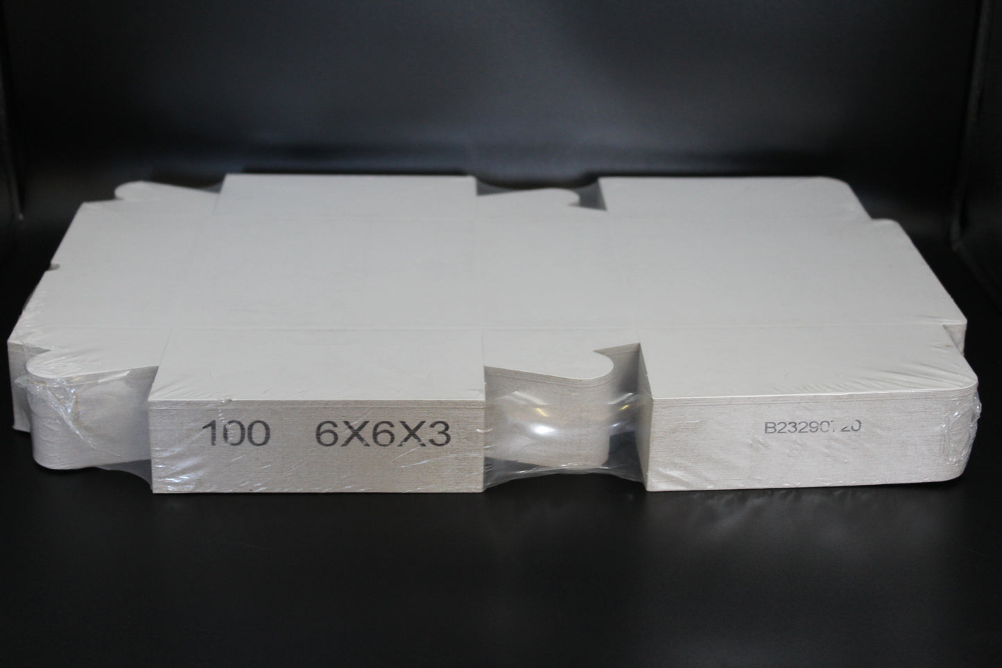 CAKE BOX WHITE 6X6X3 (EACH)