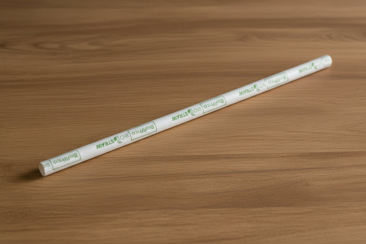 STRAWS-BIO WRAPPED 8mm (100)