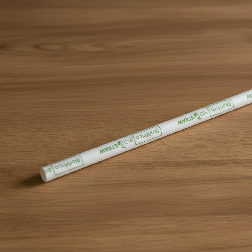 STRAWS-BIO WRAPPED 8mm (100)