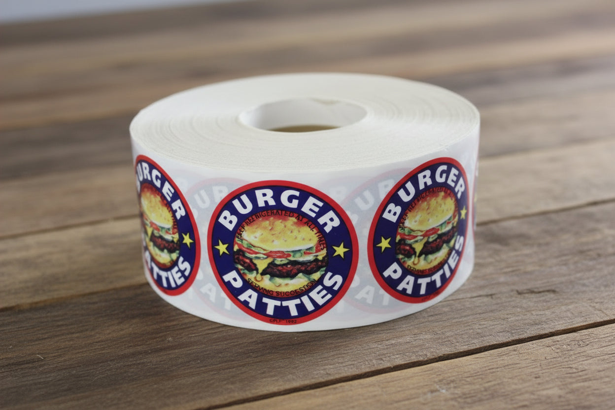 LABEL - BURGER PATTIE ROUND(2000) - Unome