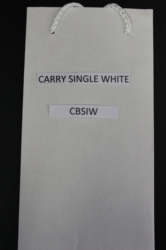 BAGS CARRY SINGLE WHITE(EACH)
