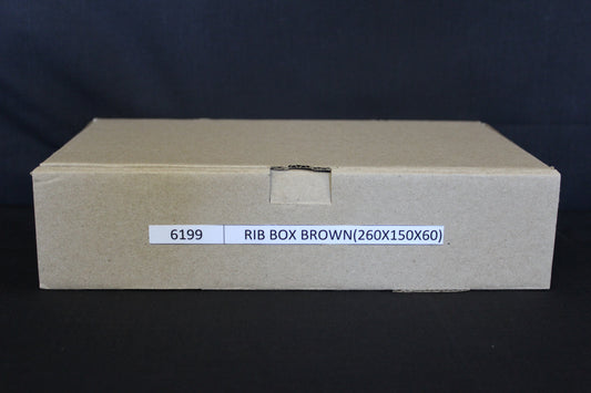 RIB BOX BROWN (260X150X60)EACH