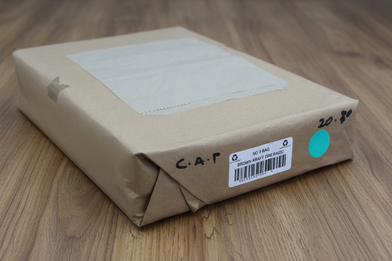 BROWN KRAFT FLAT3  - GP3 (200X250)(500) - Unome