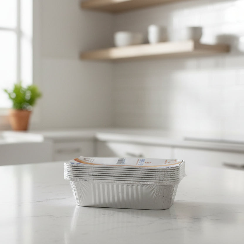 Disposable Aluminum Foil Loaf Pans (10-Pack)