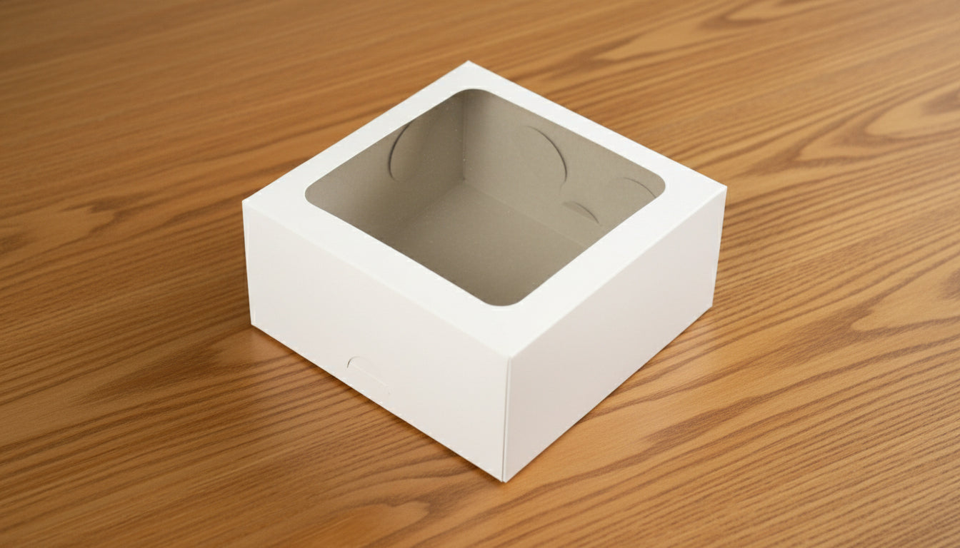 BOXES - 4 CUP WHITE WINDOW 6/6/3 (EACH)