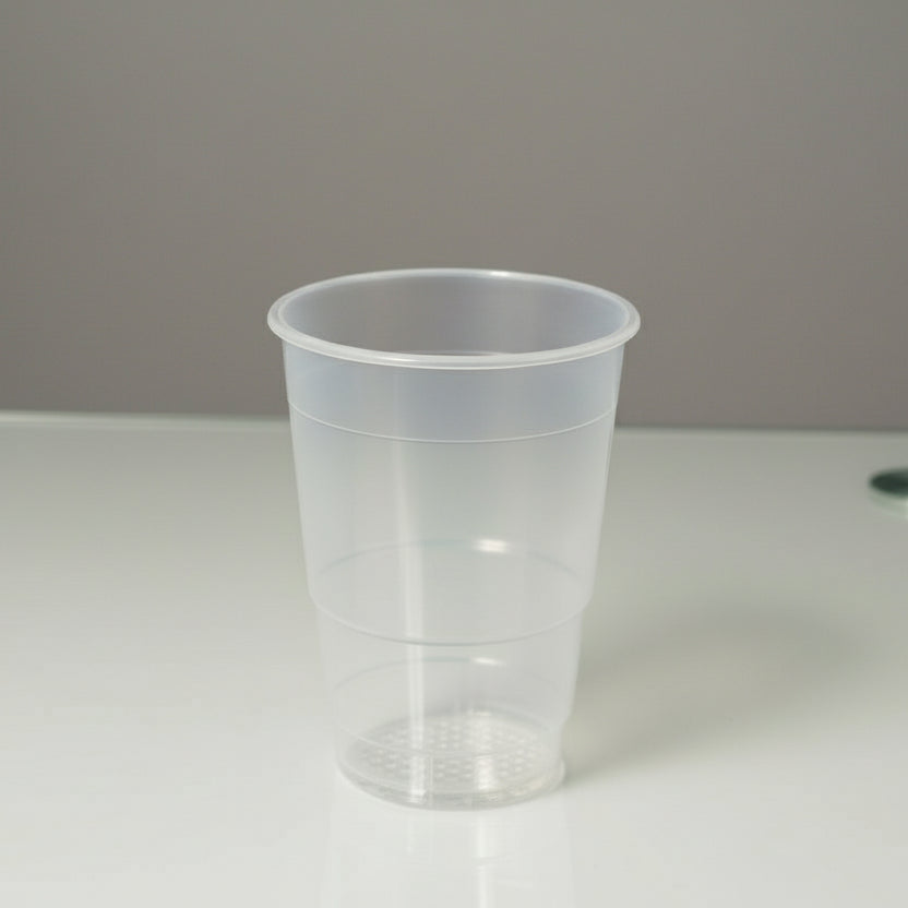 PLASTIC PP ROBUST SMOOTHIE/DRINKING CUP 500ml