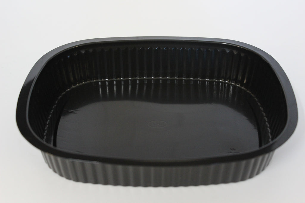 ZIBO-OVAL BLACK SINGLE MEAL -T733(10)