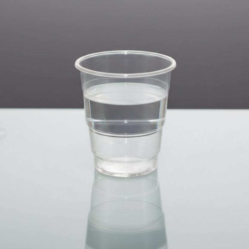 PLASTIC PP ROBUST SMOOTHIE/DRINKING CUP 250ml