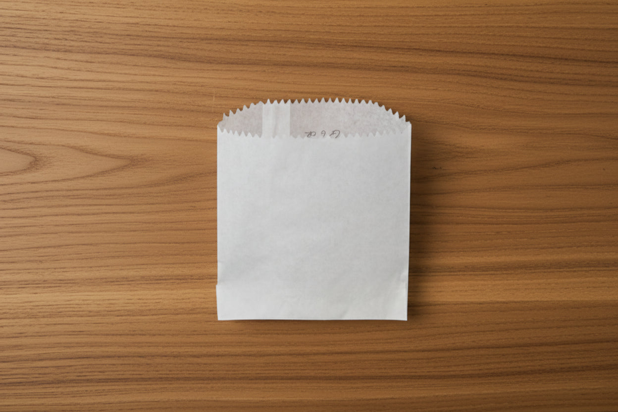 Greaseproof white CHIP Bag 6oz(117X115)(100)