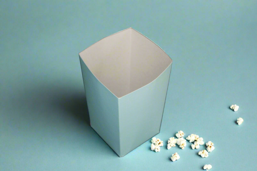 BOXES - POPCORN SOLID BABY BLUE SMALL(EACH)(CLAY)