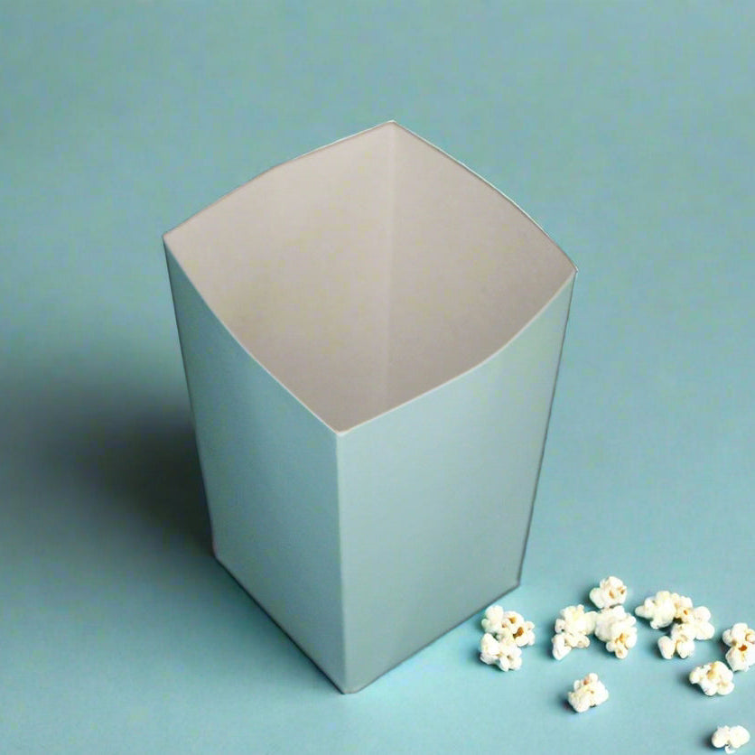 BOXES - POPCORN SOLID BABY BLUE SMALL(EACH)(CLAY)