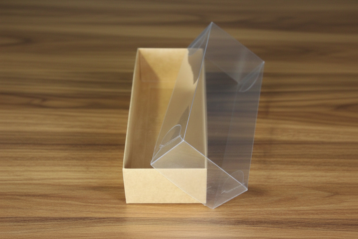 A5 HALF KRAFT+PVC LID (EACH)