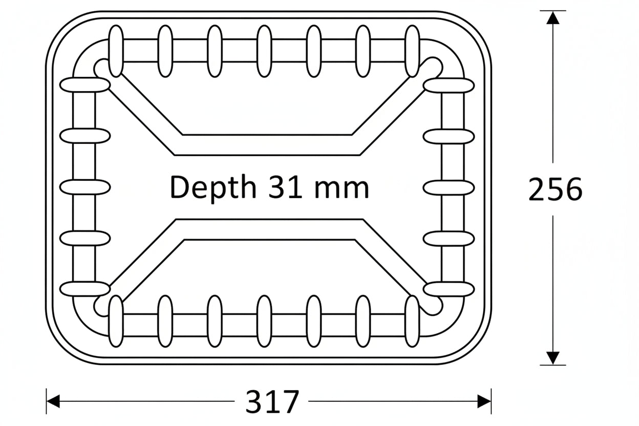 MAIN-PAK 80 WHITE (100)