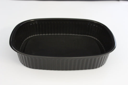 ZIBO-OVAL BLACK SINGLE MEAL -T733(250)