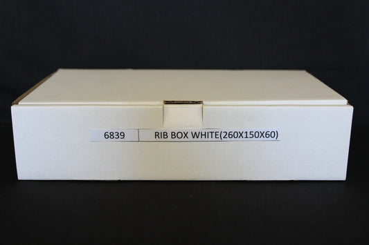 RIB BOX WHITE (260X150X60)EACH
