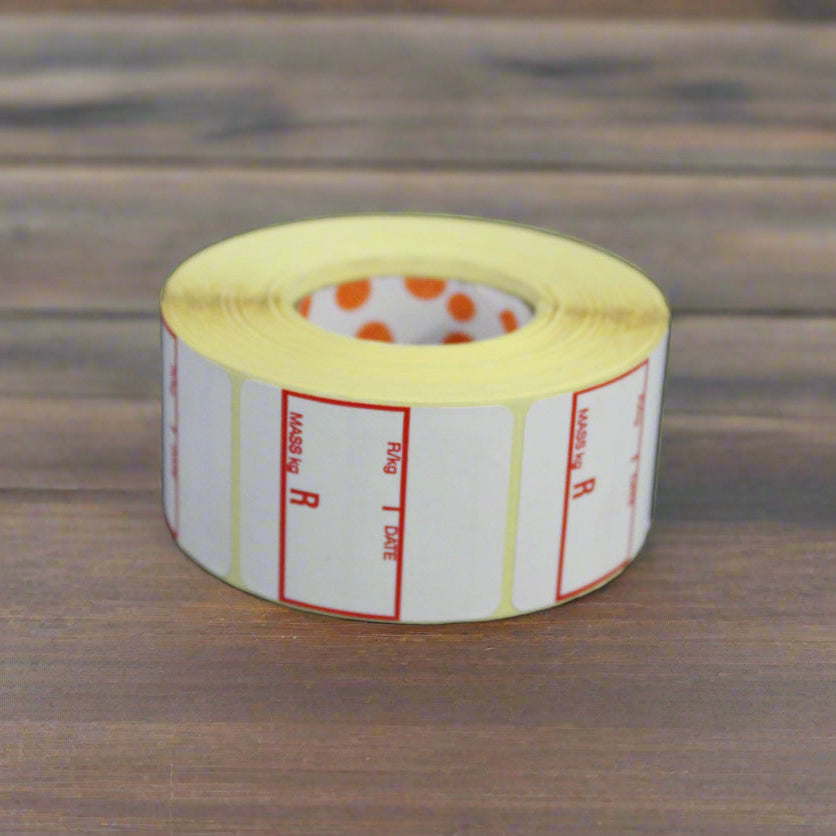 Scale Tags Scale Labels 40x46 mm Printed (700 units/roll)
