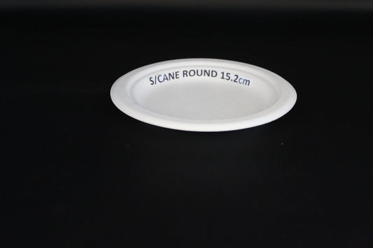 SUGAR CANE ROUND PLATE 15.2cm (EACH)