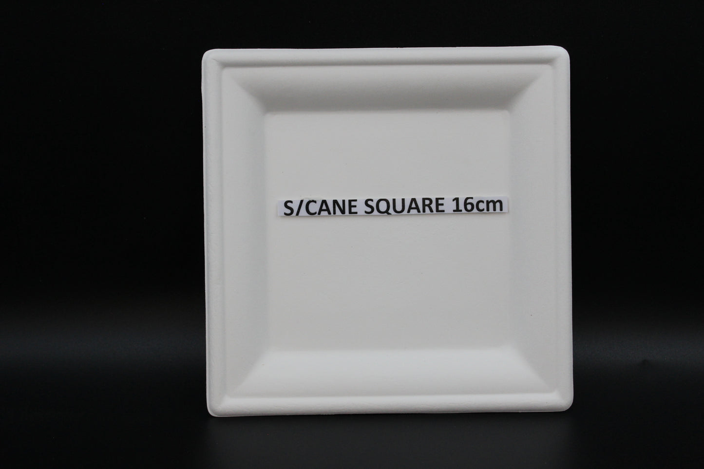 SUGAR CANE SQUARE PLATE 16cm (EACH)