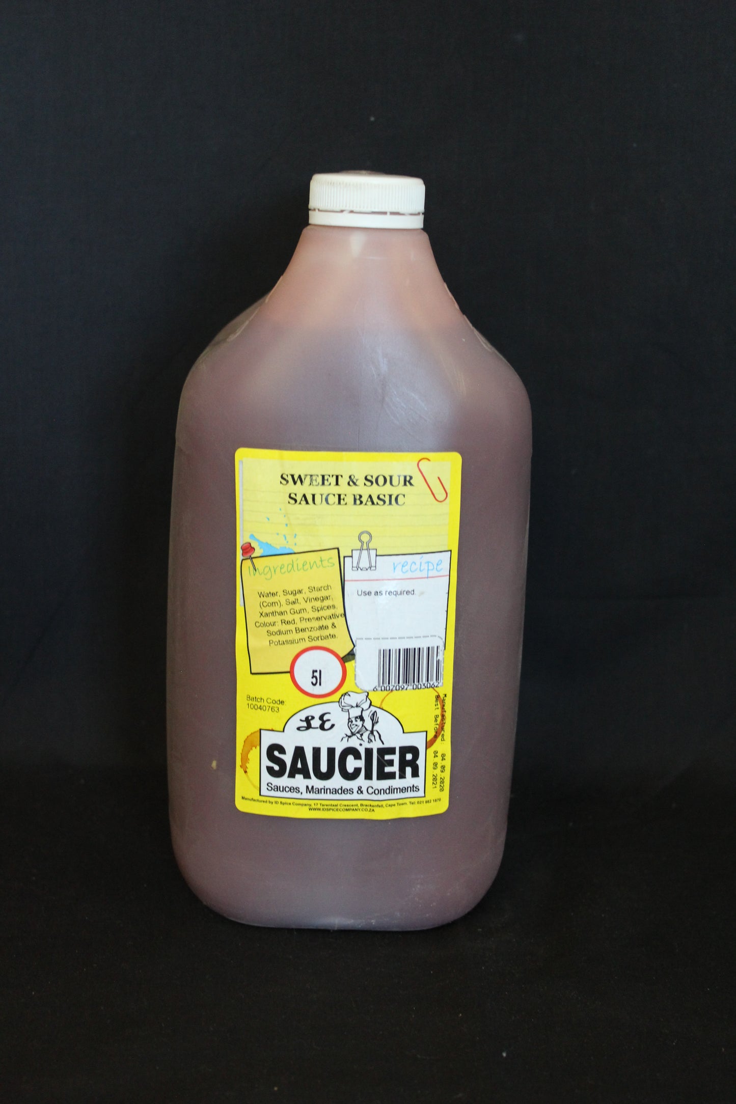 SAUCE SWEET & SOUR 5LITRE