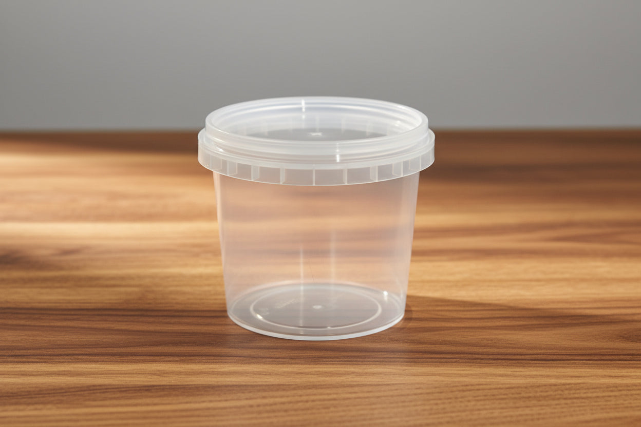 CONT TAMPER PROOF 125ml & LID (1000) - Unome