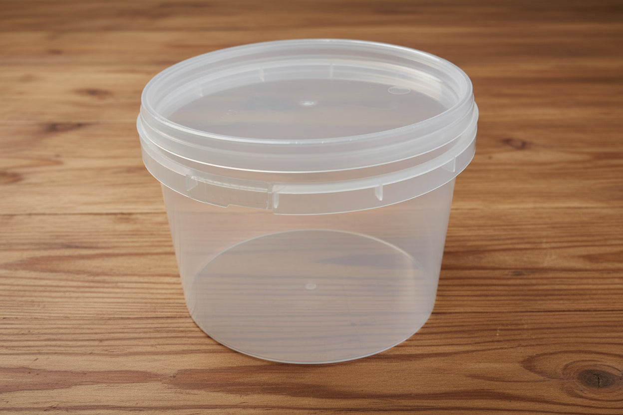 Tamper Evident 500ml Round Container with Lid(each)