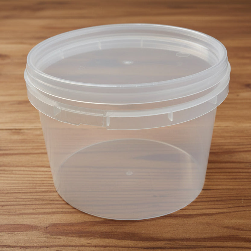 Tamper Evident 500ml Round Container with Lid(each)
