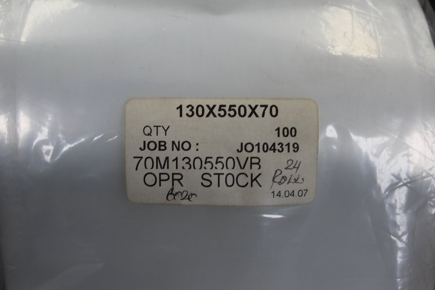 Vacuum Bag 130/550/70mic (100)