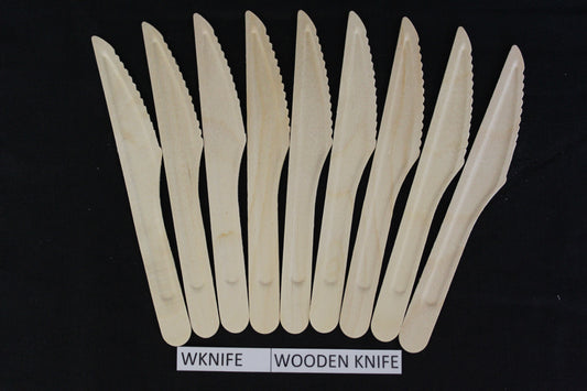CUTLERY - WOODEN KNIFE(100) - Unome