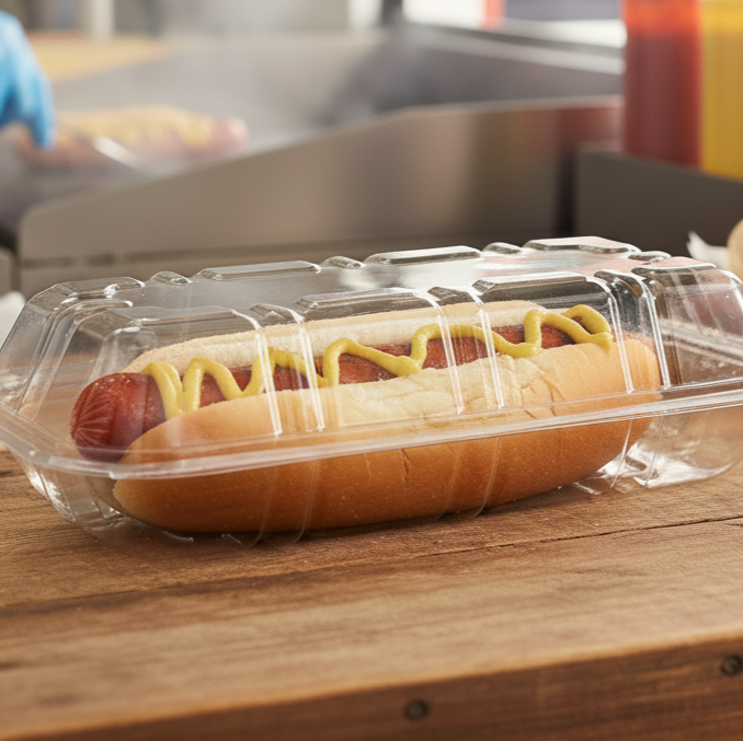 ZIBO - C/SHELL HOTDOG MEDIUM-T563(300)